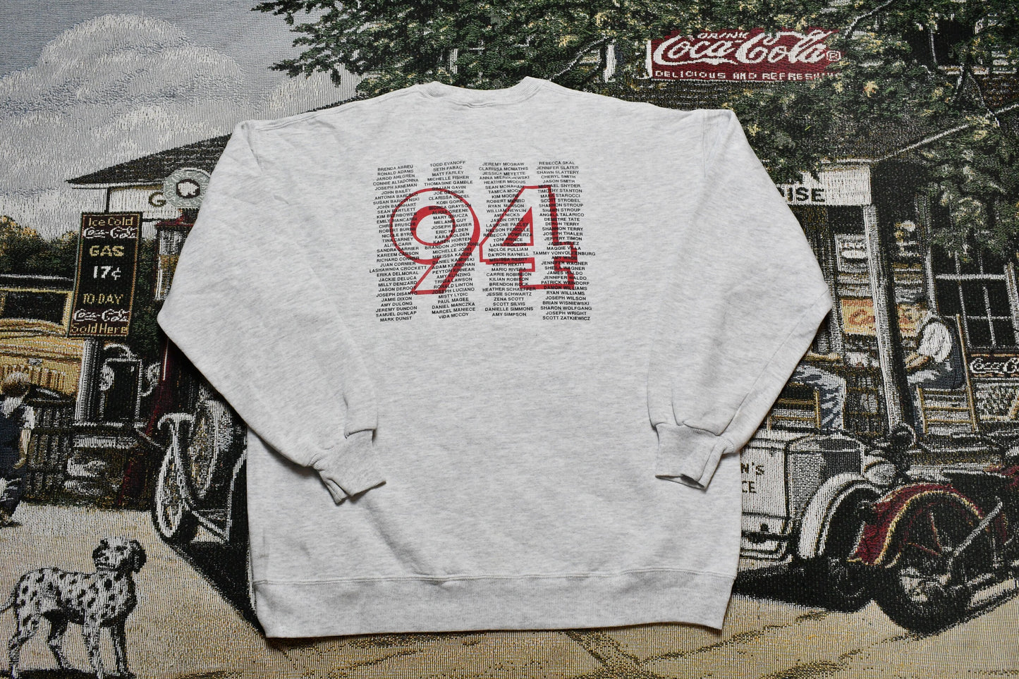 Vintage 1994 Class Of 1994 Strong Vincent Graphic Crewneck / Varsity Sweatshirt / Made In USA Pullover Sweatshirt / Nostalgia