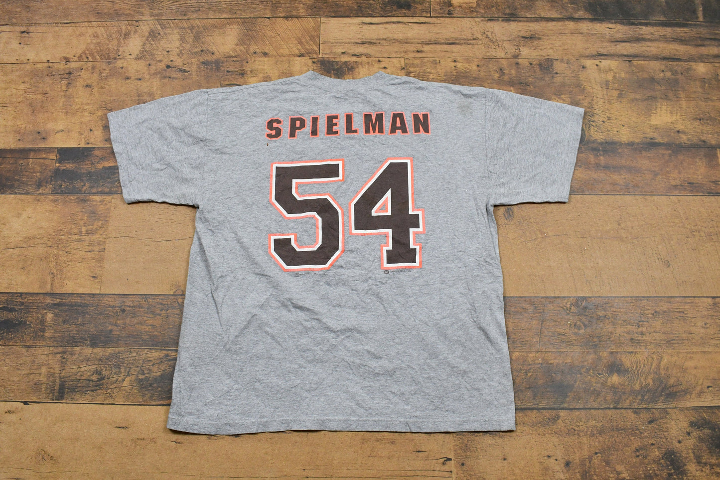 Vintage 1999 Cleveland Browns NFL Chris Spielman No 54 T-Shirt / NFL American Football Graphic / Sportswear / Streetwear / Retro Style