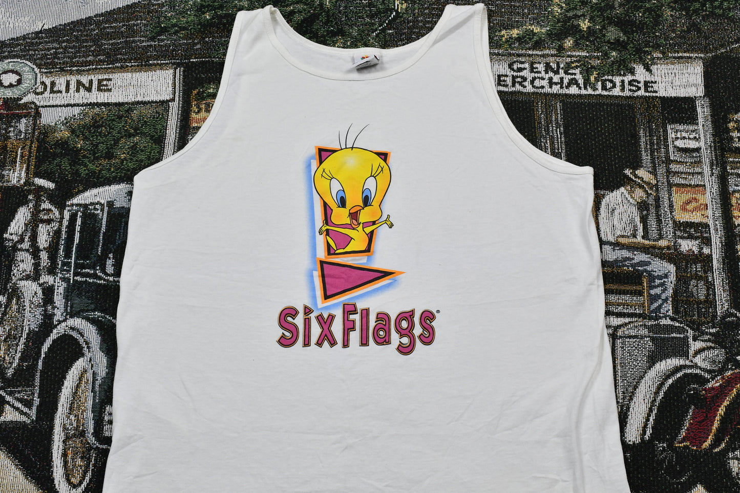 Vintage 1999 Warner Brothers Looney Tunes Tank Top Shirt