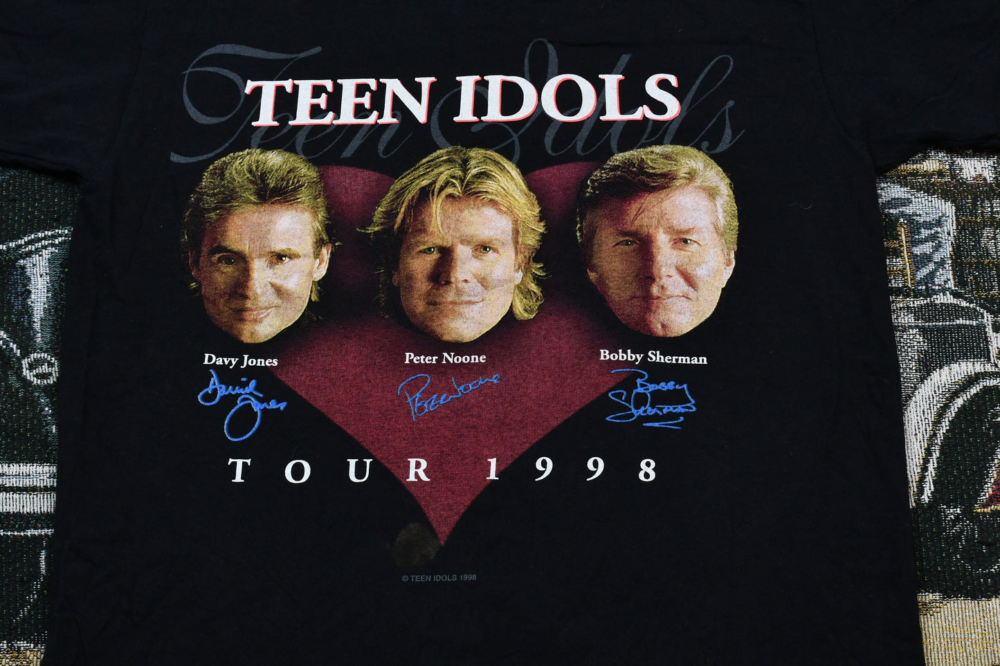 Vintage 1998 Teen Idols Single Stitch Band T-Shirt