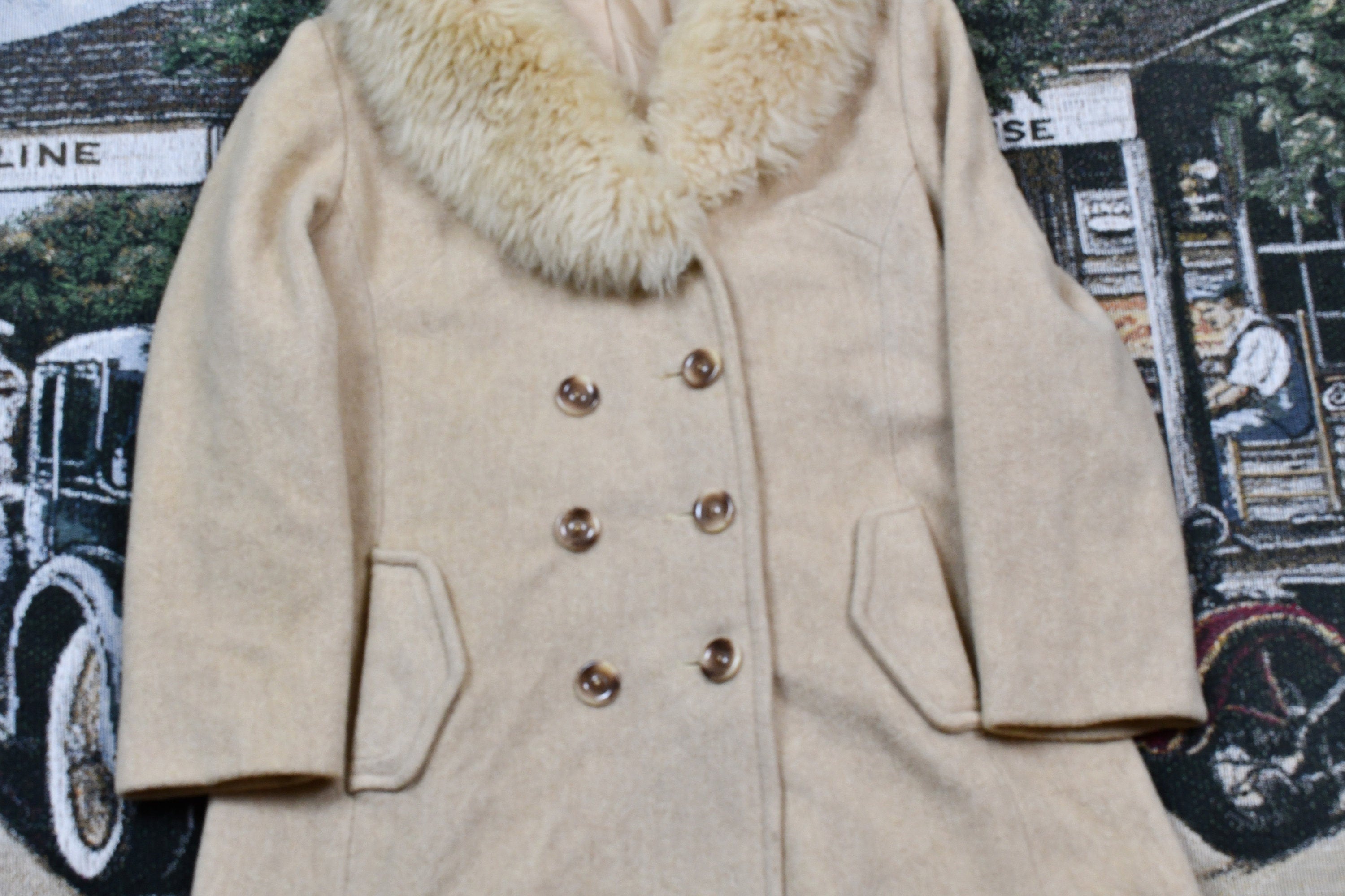 Vintage 1960s Sears Double Breasted Peacoat