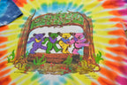 Vintage 1990 Grateful Dead Dancing Bears 25th Anniversary Tour T-Shirt Vintage Band Tee Deadhead