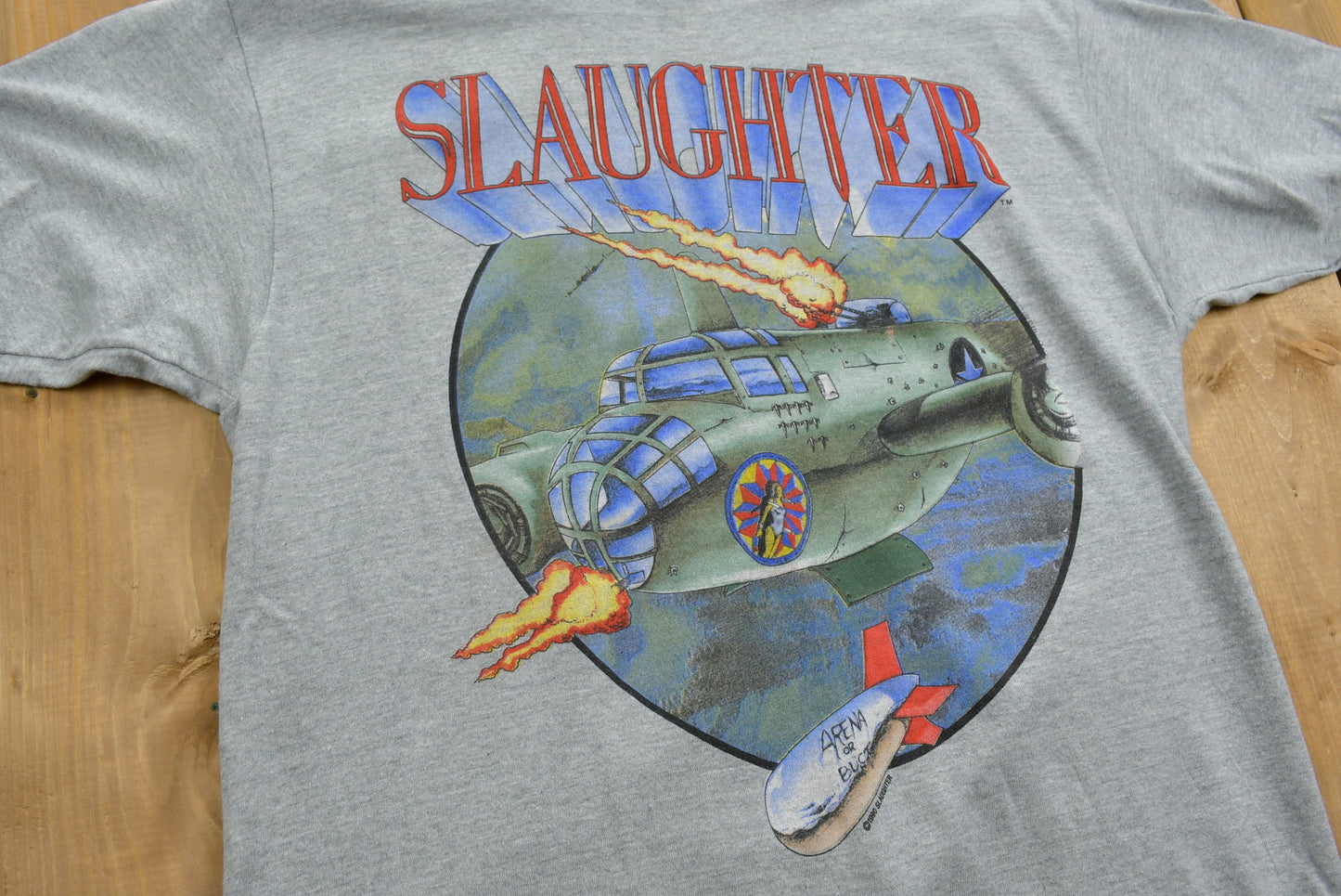 Vintage 1990 Slaughter Stick It To Ya Tour T-shirt / Band Tee / Single Stitch / Made in USA / 90s T-shirt / Brockum / Premium Vintage