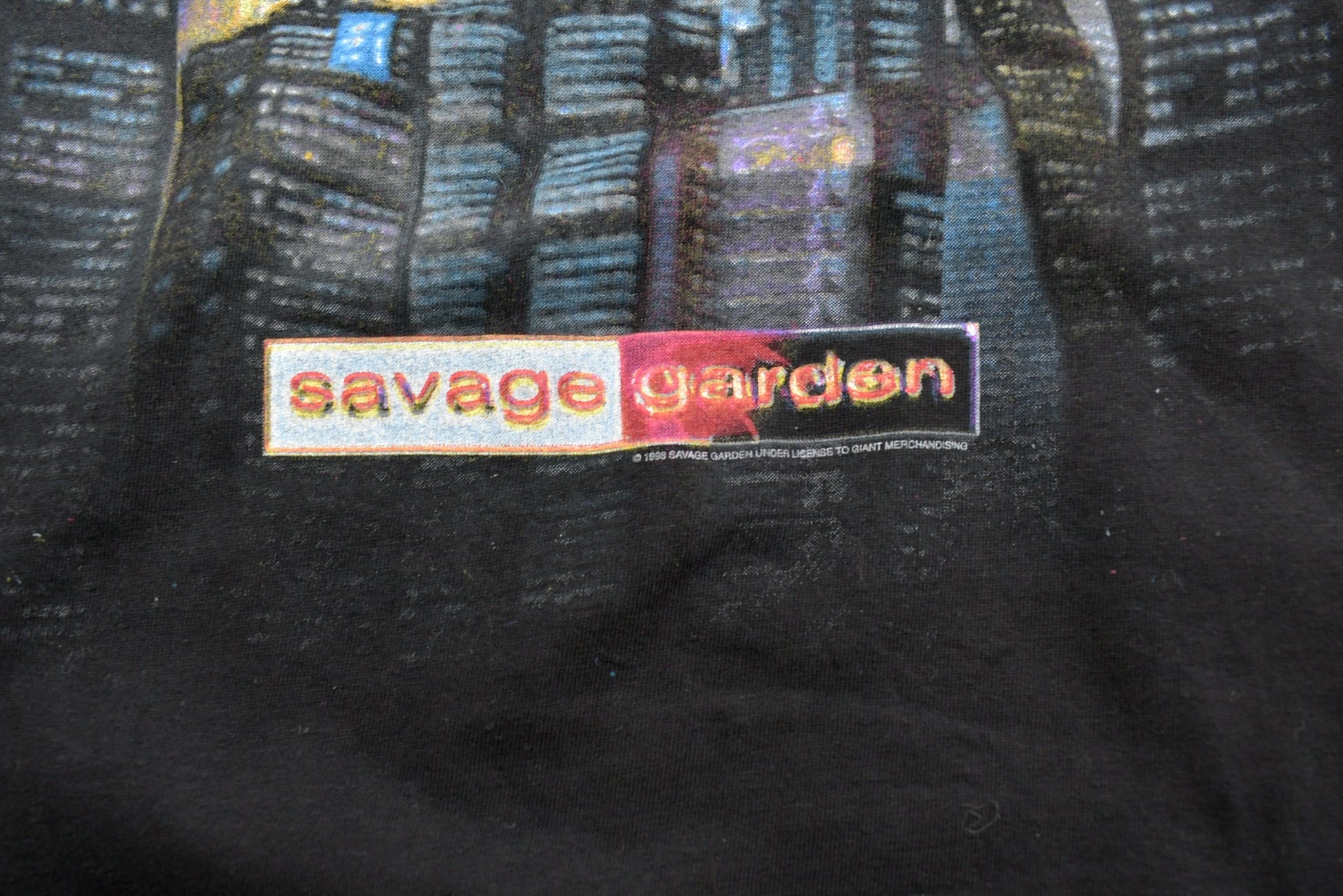 Vintage 1998 Savage Garden To The Moon And Back Tour T-shirt