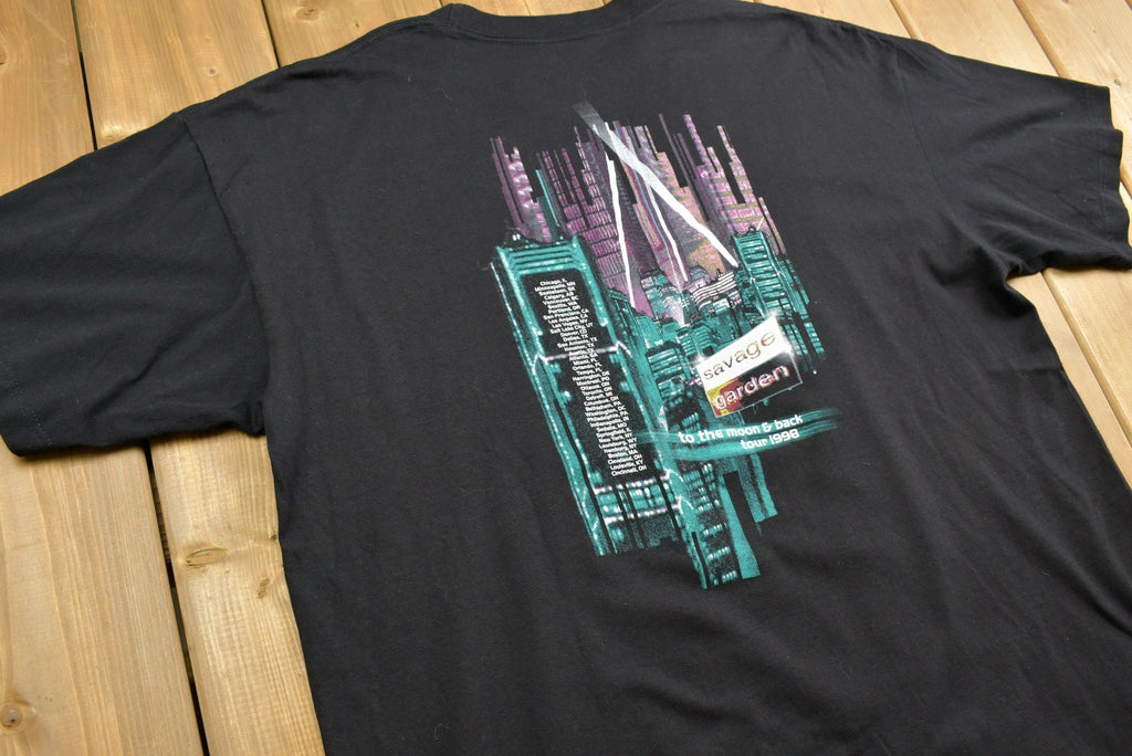 Vintage 1998 Savage Garden To The Moon And Back Tour T-shirt