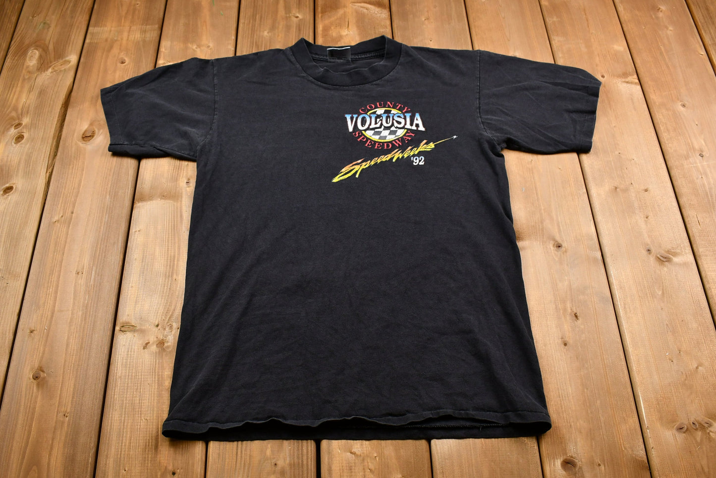 Vintage 1992 Daytona Speed Week T-Shirt / Single Stitch / Race Shirt / Speedway / Streetwear / Retro Style