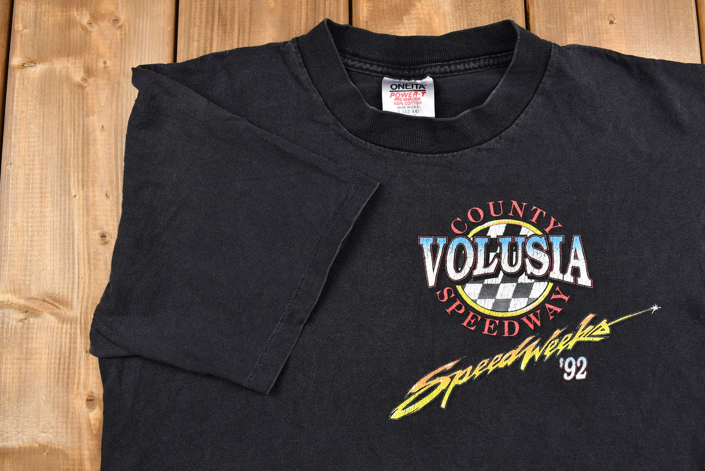 Vintage 1992 Daytona Speed Week T-Shirt / Single Stitch / Race Shirt / Speedway / Streetwear / Retro Style