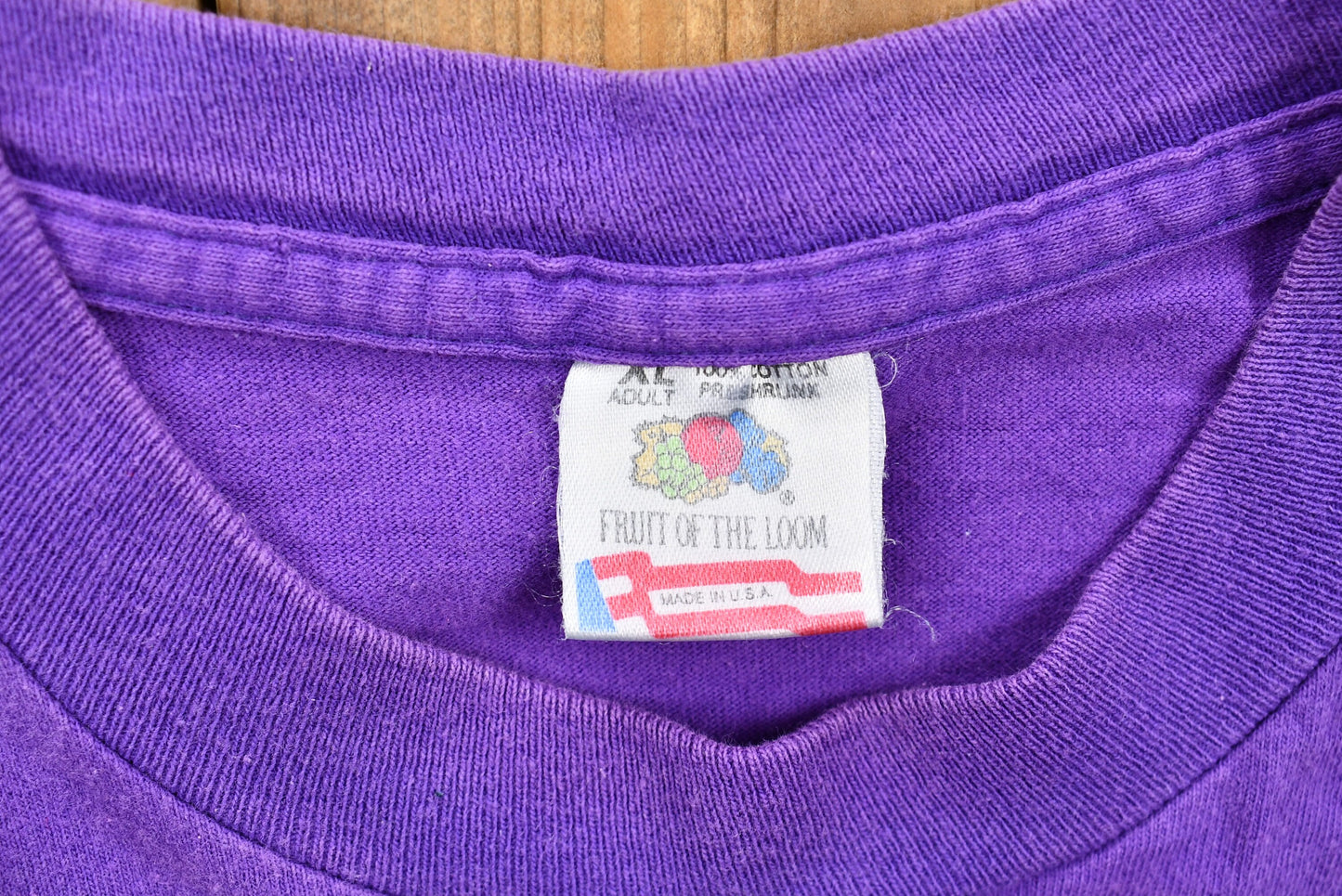 Vintage 1990s Life Is Precious Purple T-Shirt / Single Stitch / 90s Streetwear / Retro Style / Vintage Athleisure