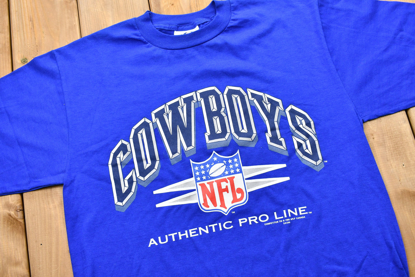 Vintage 1996 Dallas Cowboys T-Shirt / NFL / Authentic Pro Line / 90s Streetwear / Athleisure / Made in Canada / Vintage Sportswear