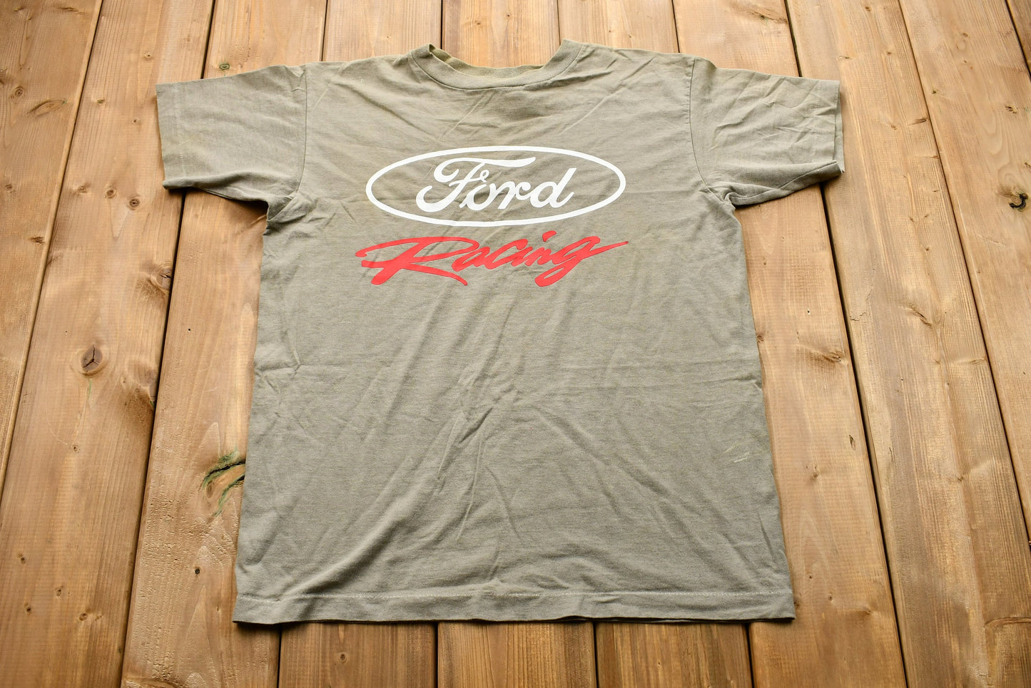 Vintage 1990s Ford Racing Graphic T-Shirt / Single Stitch / 90s Streetwear / Retro Style / Vintage Athleisure / Sportswear / Made in USA