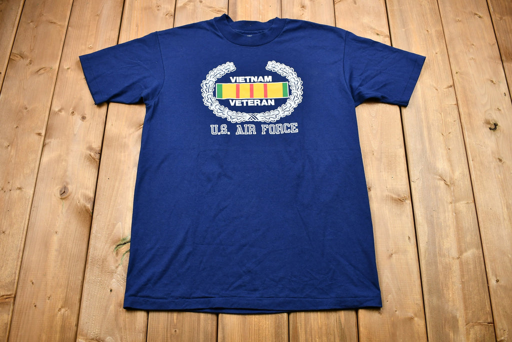 Vintage 1980s U.S. Air Force Vietnam Veteran Graphic T-Shirt