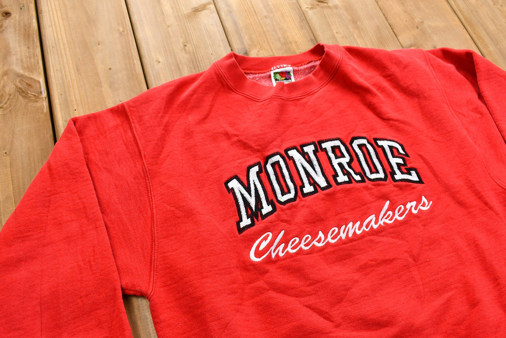 Vintage 1990s "Monroe Cheesemakers" Crewneck Sweatshirt