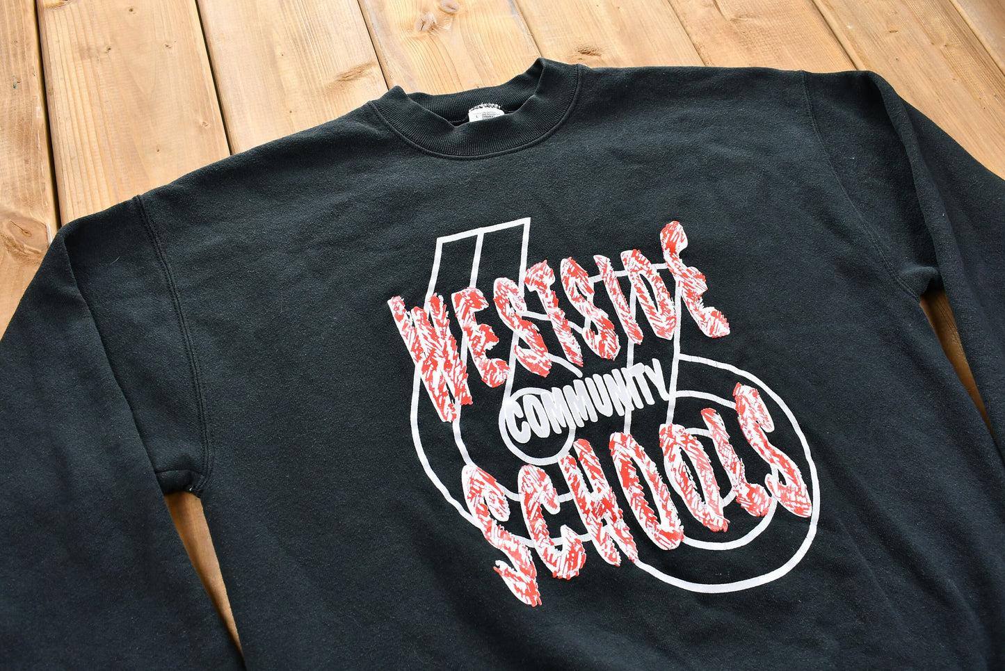 Vintage 1980s Westside Community Schools Crewneck / District 66 / Omaha, Nebraska / Vintage Sweatshirt / Streetwear / Athleisure Sportswear