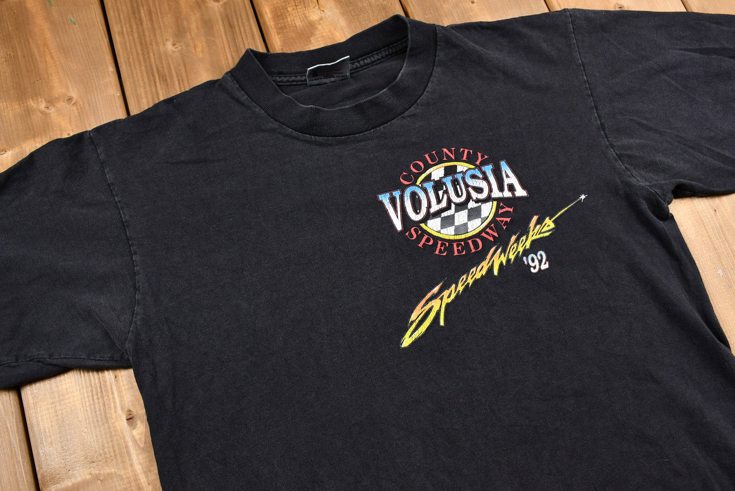 Vintage 1992 Daytona Speed Week T-Shirt / Single Stitch / Race Shirt / Speedway / Streetwear / Retro Style