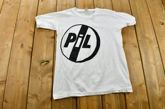 Vintage 1980s Public Image Ltd Tour T-shirt / Band Tee / Single Stitch / Made in USA / 90s T-shirt / Brockum / Premium Vintage