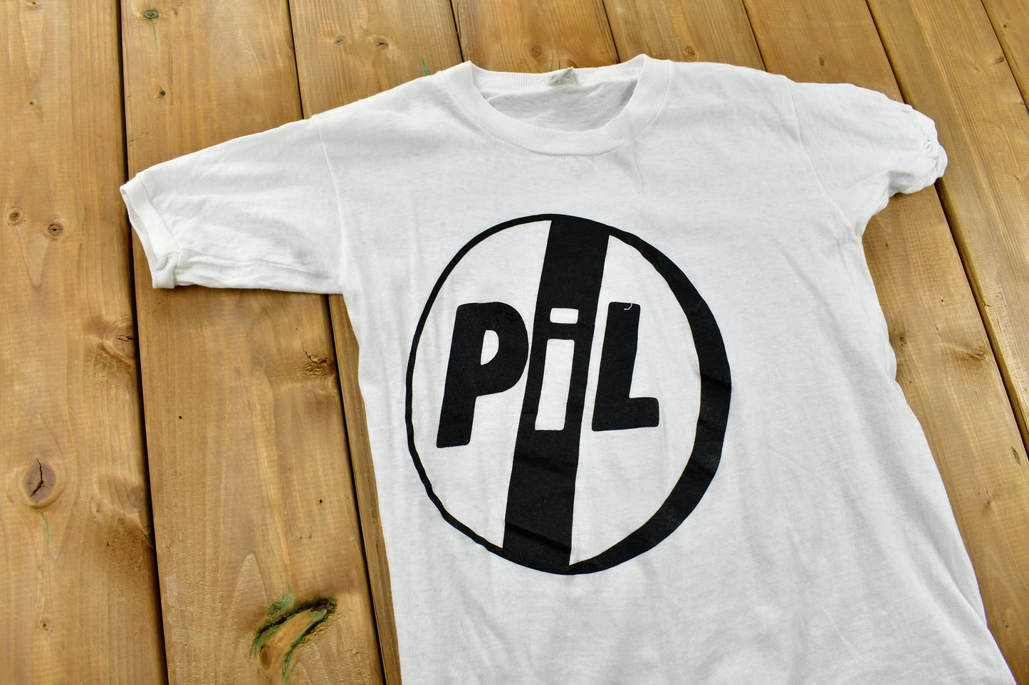 Vintage 1980s Public Image Ltd Tour T-shirt / Band Tee / Single Stitch / Made in USA / 90s T-shirt / Brockum / Premium Vintage