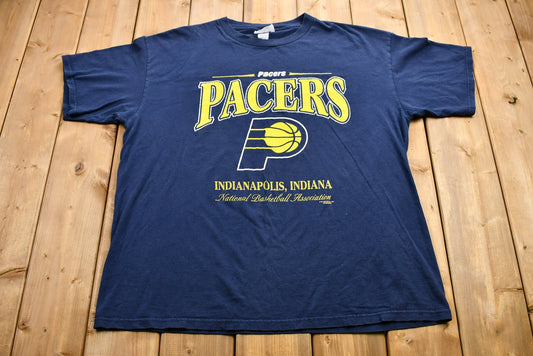 Vintage 1990s Indiana Pacers T-Shirt / Single Stitch / NBA / 90s Streetwear / Athleisure / Sportswear