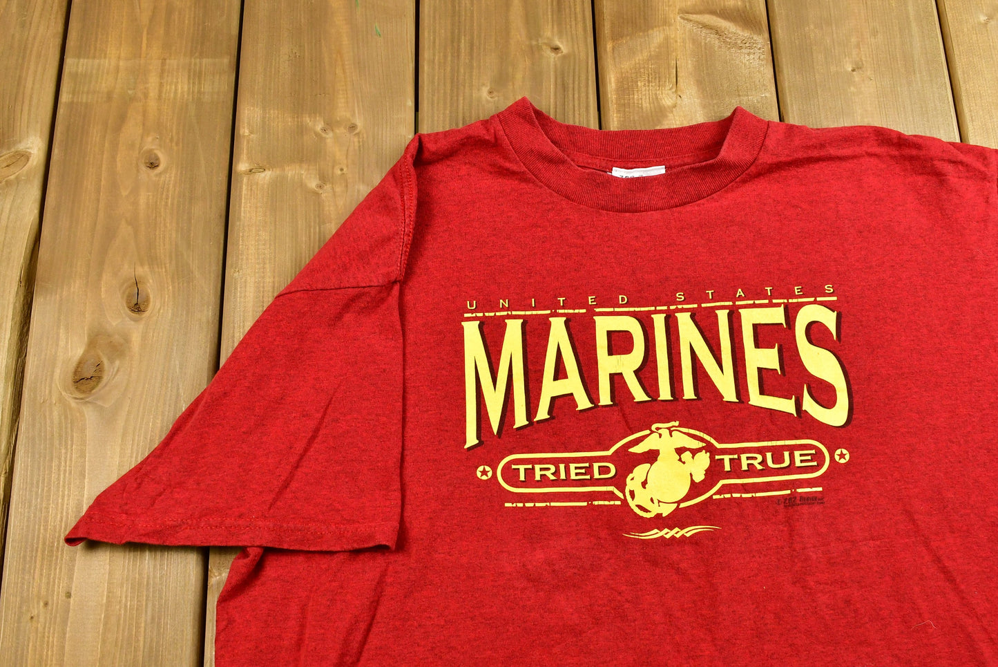 Vintage US Marines T-Shirt / Military Graphic / 90s / Made in USA / Streetwear / Retro Style