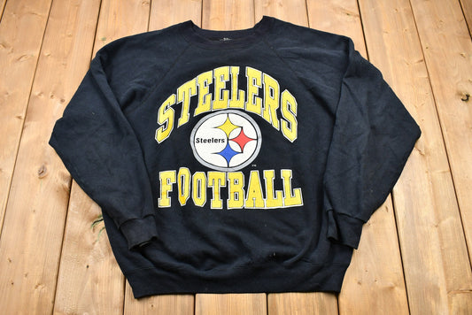 Vintage 1990s Pittsburgh Steelers Crewneck Sweatshirt / NFL / 90s Crewneck / Football / Streetwear / Retro Sportswear / Vintage Athleisure