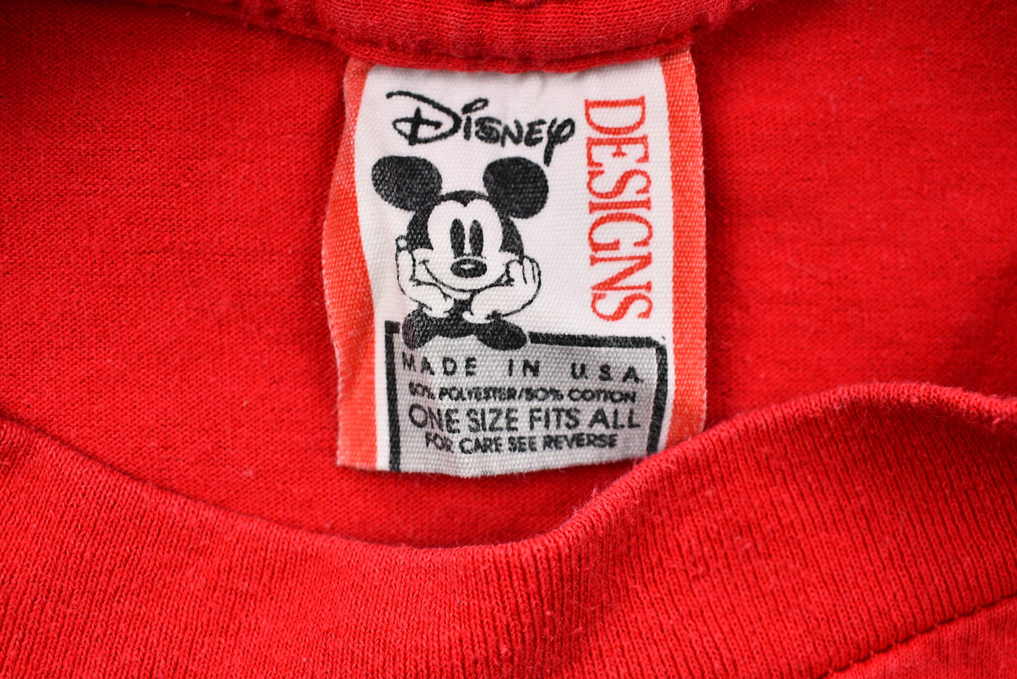 Vintage 1990s Classic Mickey Mouse T-Shirt / 90s Graphic Tee / Disney / Single Stitch / Cartoonist / American Streetwear / Made in USA