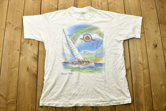 Vintage Warren Dunes Sailing Expedition Single Stitch T-Shirt / Graphic / 80s / 90s / Streetwear / Retro Style