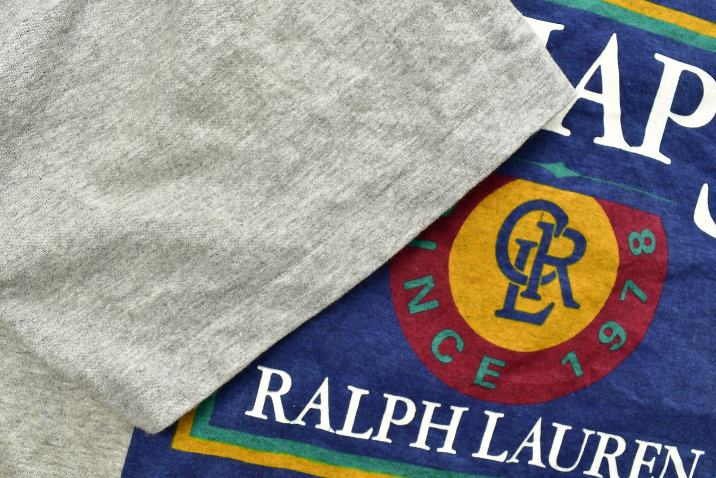 Vintage 1990s Chaps Ralph Lauren Graphic T-Shirt/ Made In USA/ 90s / Single Stitch / Streetwear / Vintage Athleisure / Polo Ralph Lauren