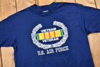 Vintage 1980s U.S. Air Force Vietnam Veteran Graphic T-Shirt