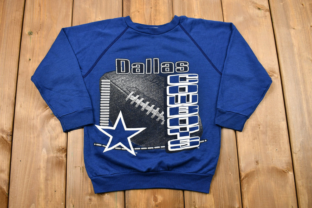 Vintage 1990s Dallas Cowboys Youth Raglan Sweatshirt