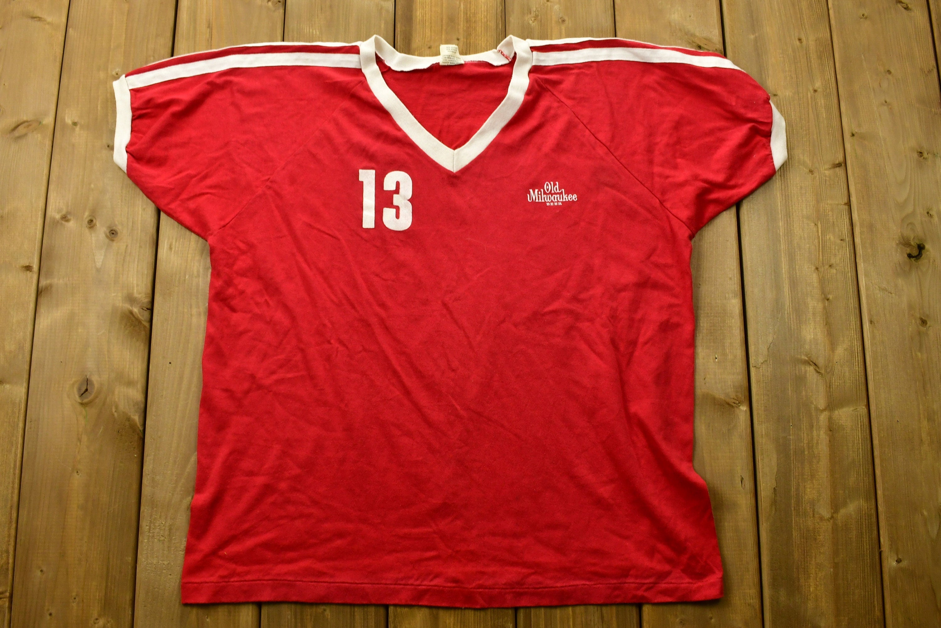 Vintage 1980's Elmer's Restaurant Uniform T-Shirt Made In USA