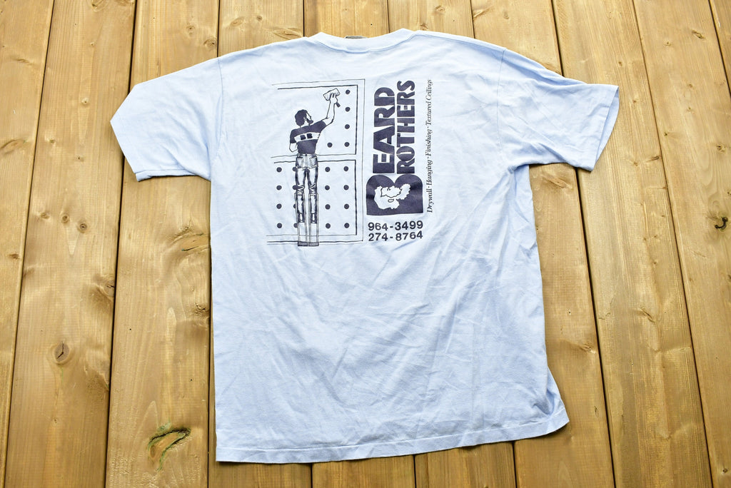 Vintage 1980's Beard Bro's Drywall T-Shirt