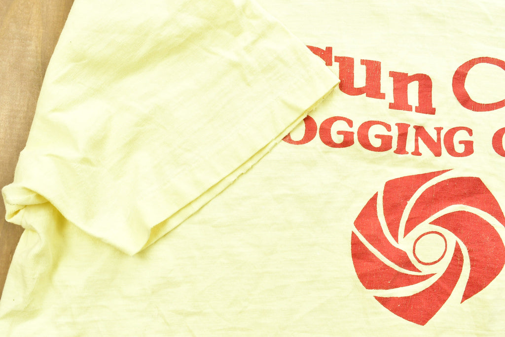 Vintage 1970's Sun City Jogging Club T-Shirt , Single Stitch , Made In USA , Graphic , 80s , 90s