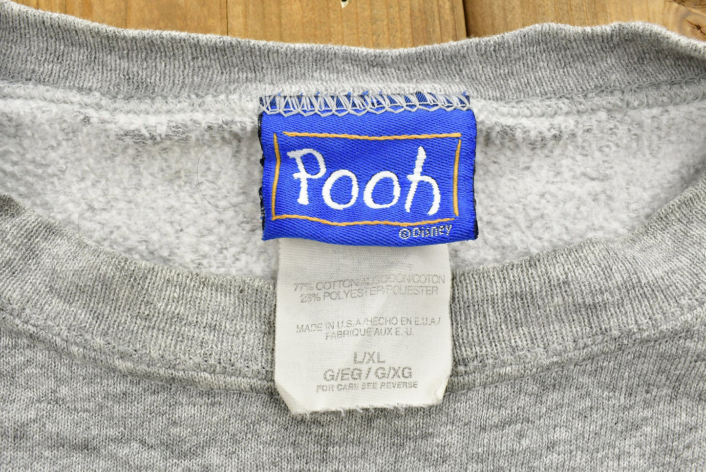 Vintage 1990s Winnie The Pooh Crewneck , Vintage Disney , Made In USA , Vintage Sweatshirt , American Sportswear , Vintage Cartoons