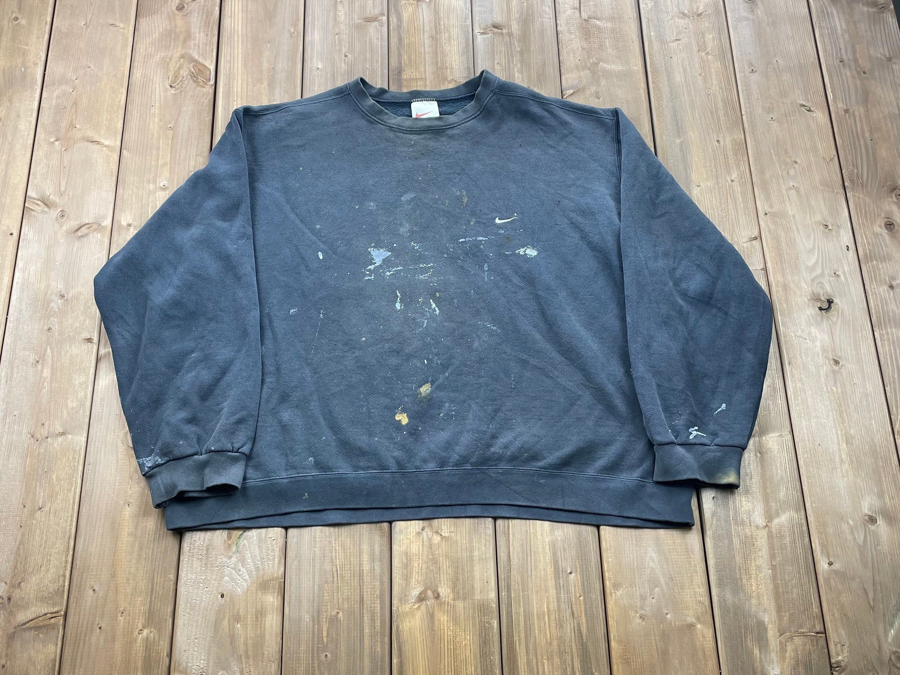 Vintage 1990s Nike Embroidered Mini Swoosh Crewneck