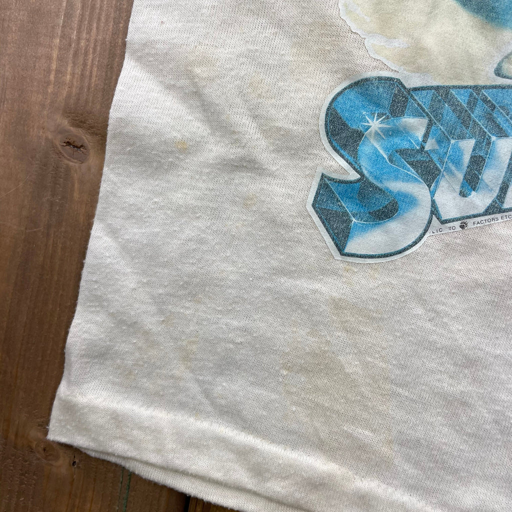 Vintage 1978 Superman The Movie Graphic Ringer T-Shirt