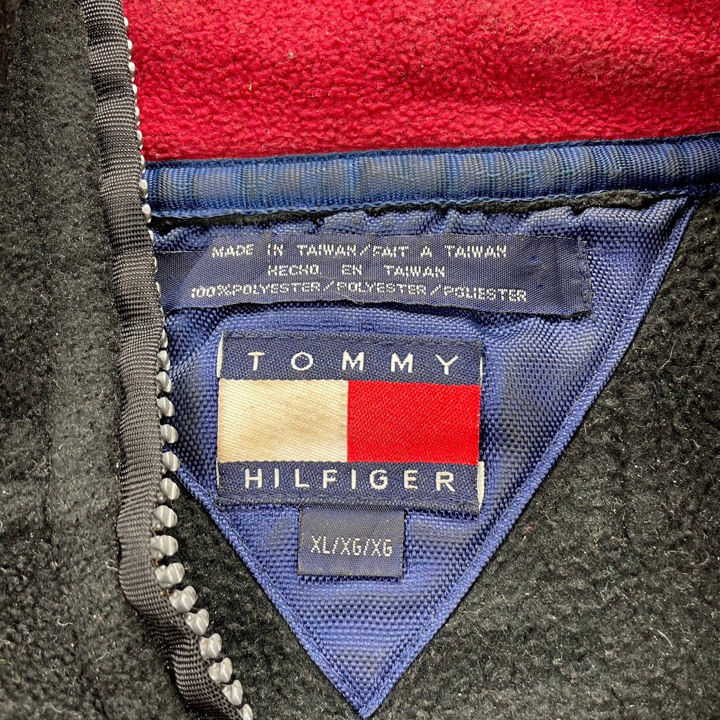 Vintage 1990s Tommy Hilfiger Fleece Sweatshirt