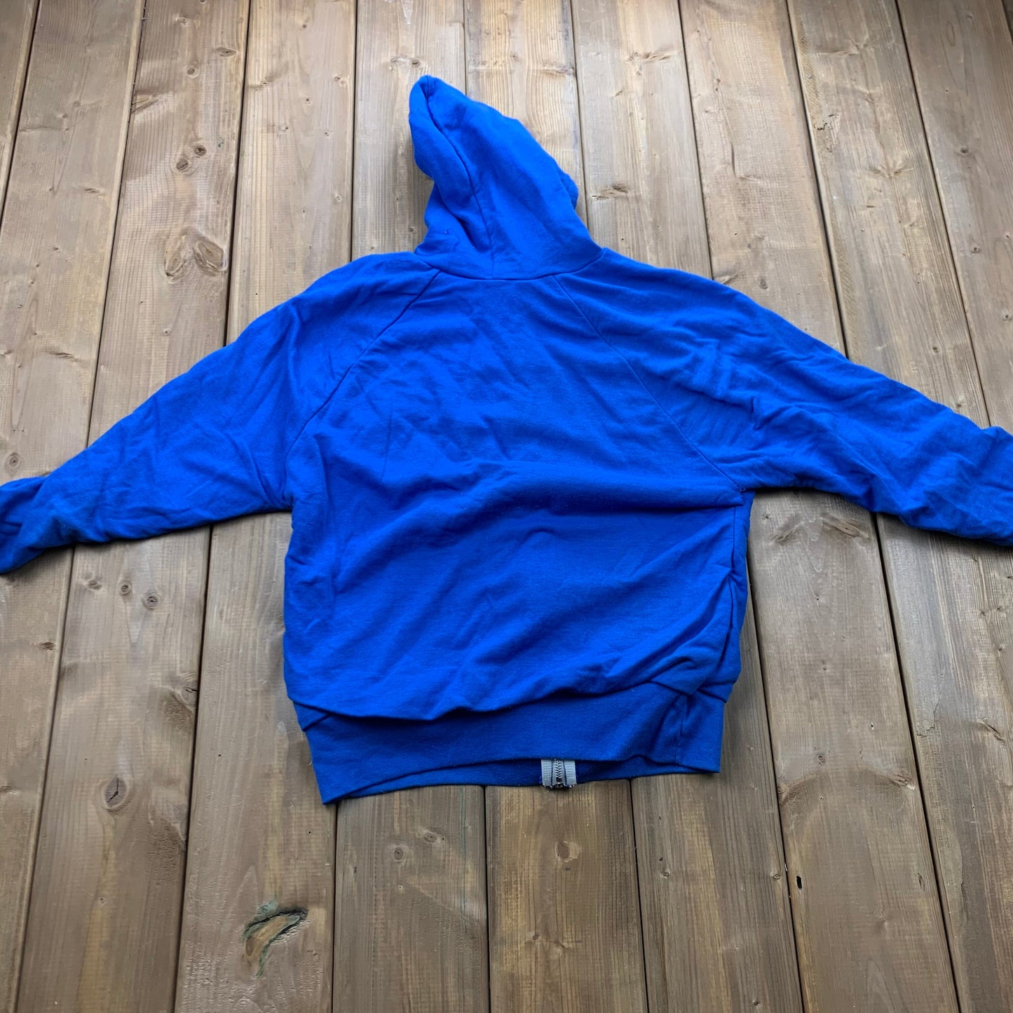 Vintage 1990'S Blank Hoodie Thermal Lined Sweatshirt