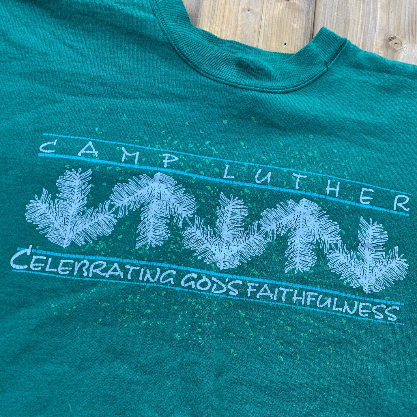 Vintage 90s Camp Luther "Celebrating Gods Faithfulness Crewneck