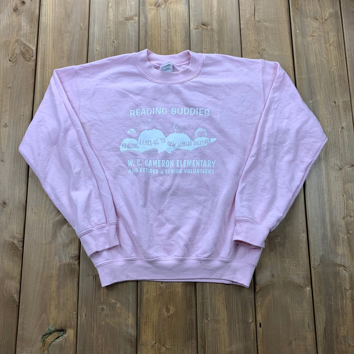 Vintage 1990's Reading Buddies Crewneck Sweatshirt