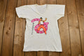 Vintage 1974 Naturally Distressed Bruce Lee Iron-On Graphic V-Neck T-Shirt