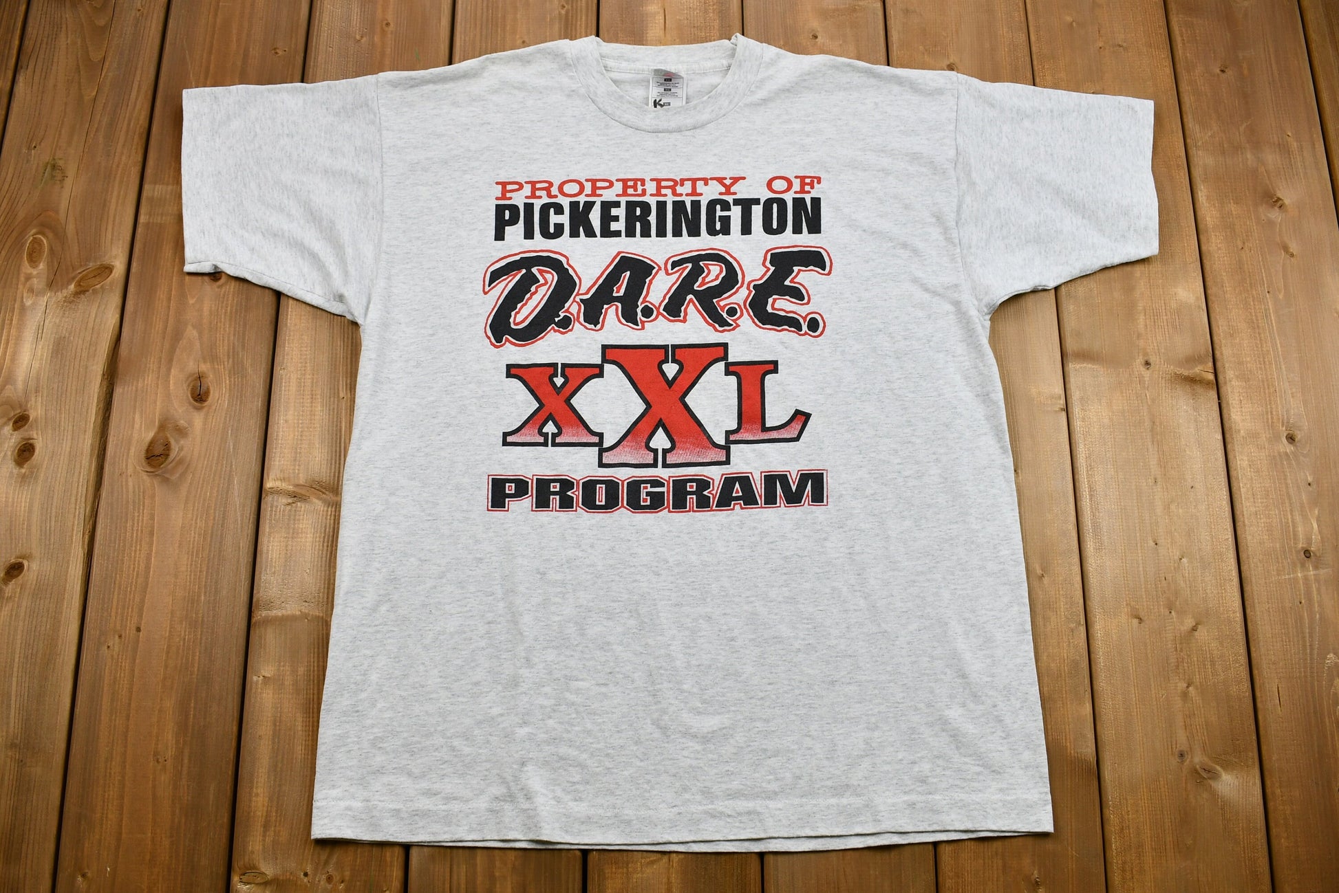 Vintage 1990s D.A.R.E. XXL Program Graphic T-Shirt