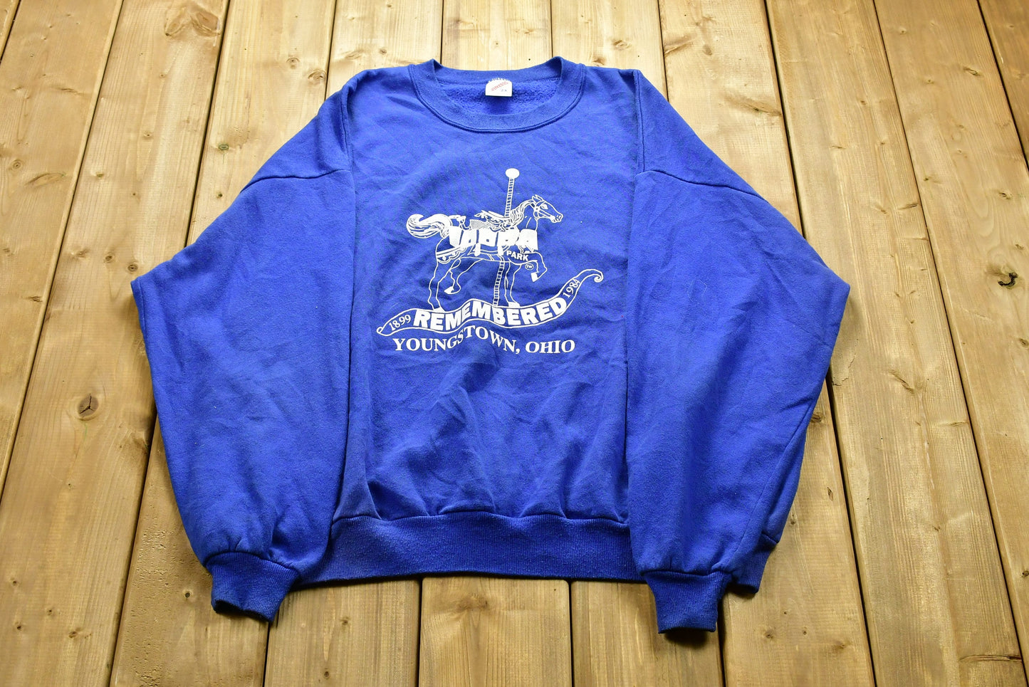 Vintage 1990s Commemorative Crewneck Sweatshirt / 90s Crewneck / Souvenir / Made in USA / Athleisure / Streetwear / Ohio Tourism