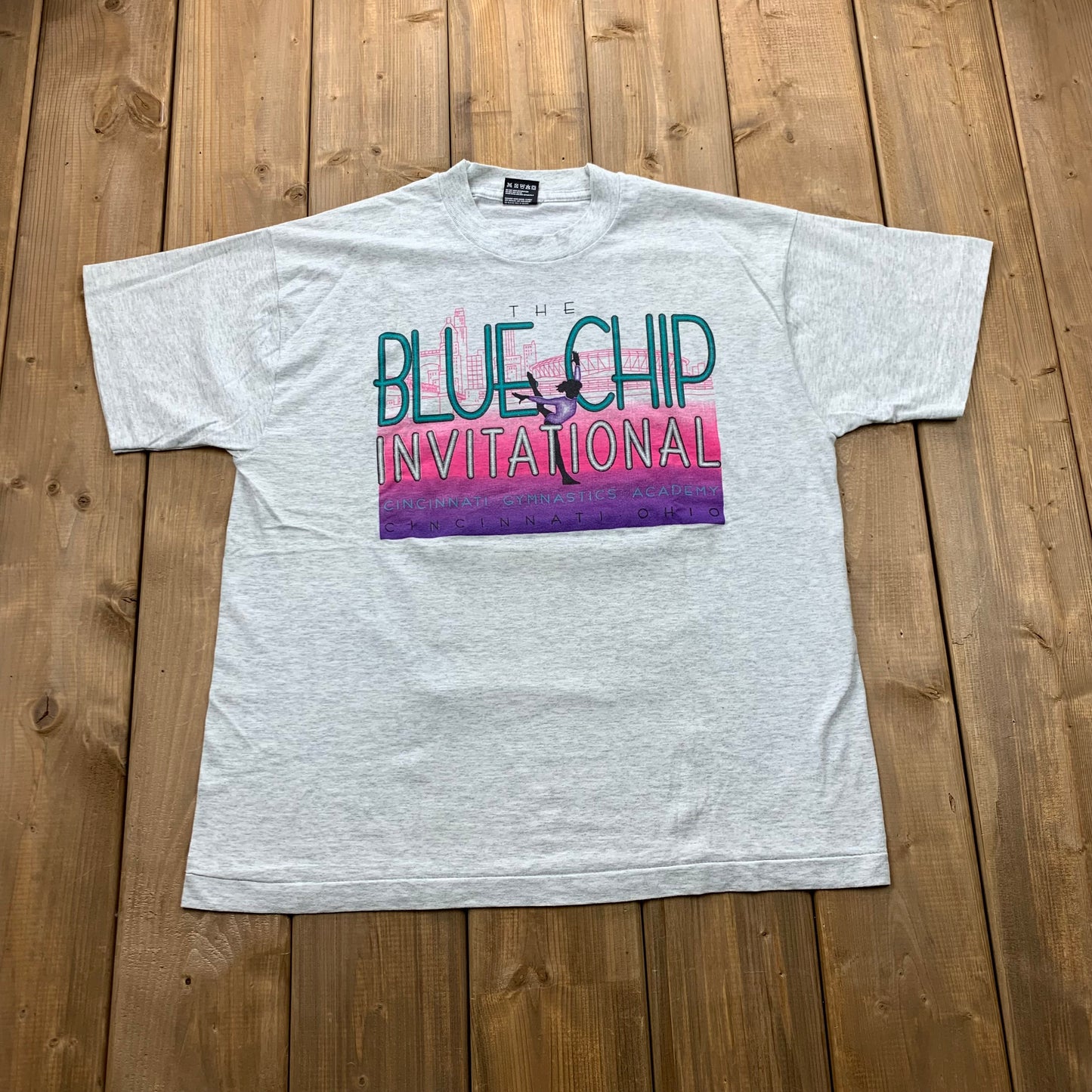 Vintage 1994 The Blue Chip Invitational T-Shirt / Made In USA / Single Stitch / Graphic / 80s / 90s / Streetwear / Retro Style