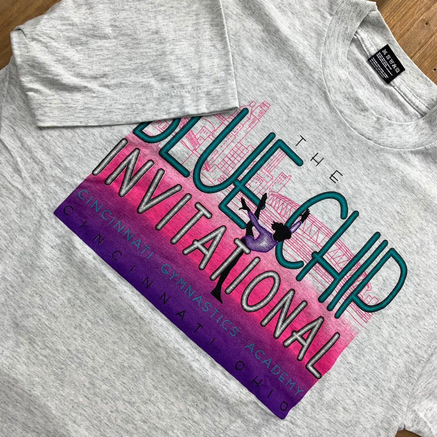 Vintage 1994 The Blue Chip Invitational T-Shirt / Made In USA / Single Stitch / Graphic / 80s / 90s / Streetwear / Retro Style