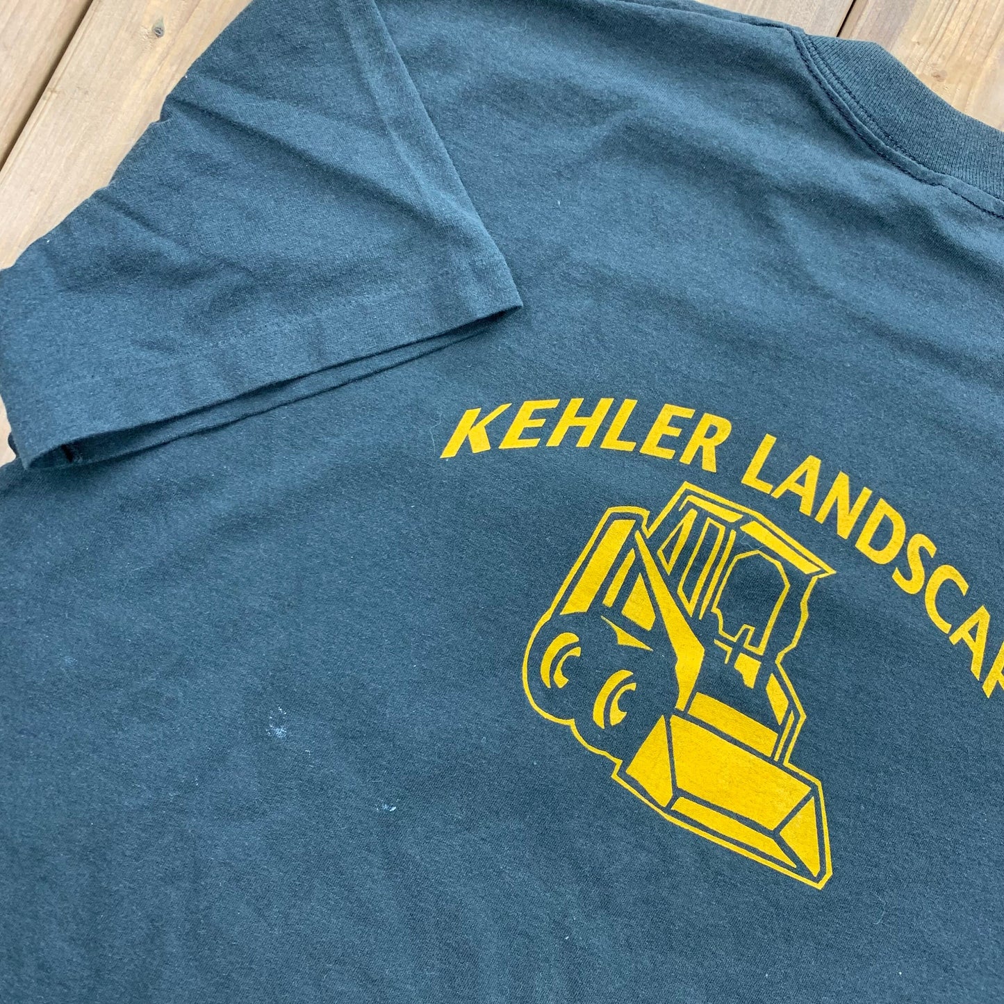 Vintage 90's Kehler Landscape Single Stitch Pocket T-Shirt / Made In USA / Graphic / 80s / 90s / Streetwear / Retro Style