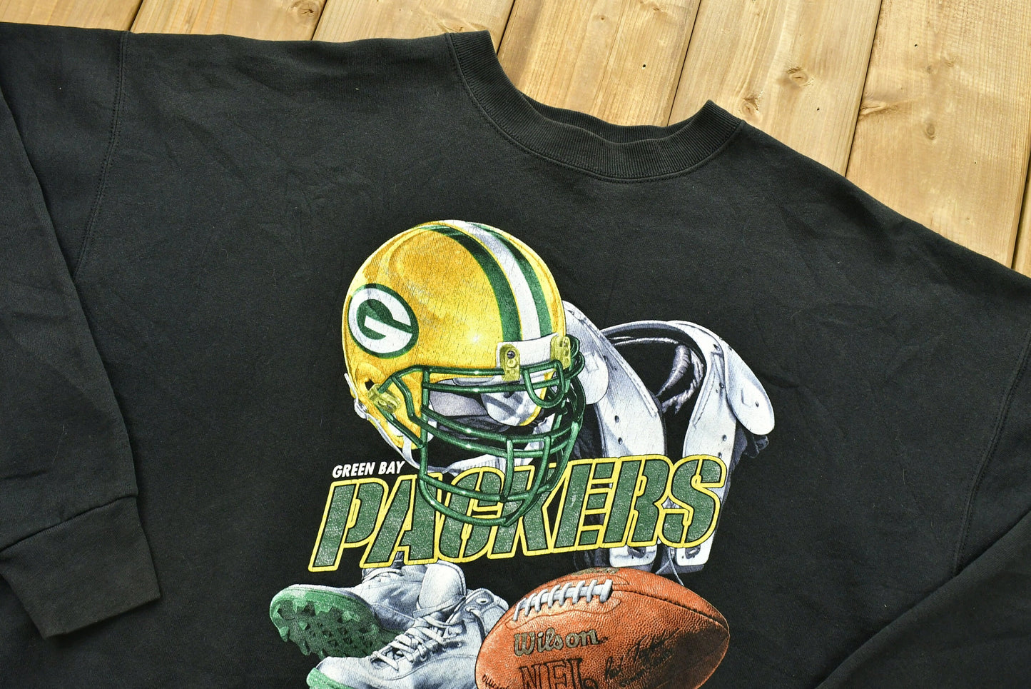 Vintage 1990s Green Bay Packers Crewneck Sweatshirt / Sports / 90s Crewneck / NFL / Streetwear / Athleisure