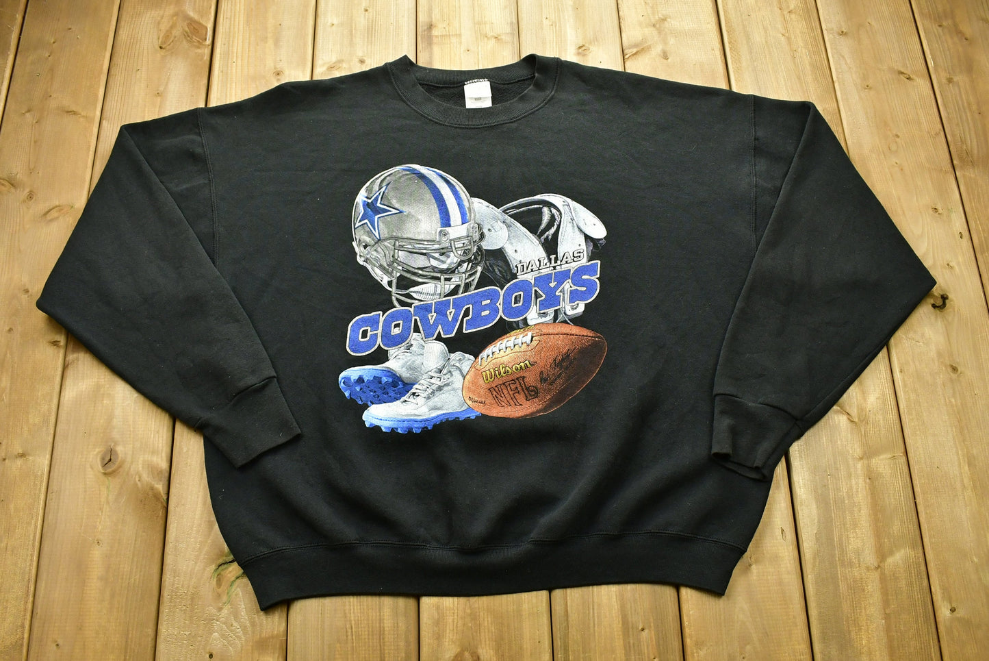 Vintage 1990s Dallas Cowboys Crewneck Sweatshirt / Sports / 90s Crewneck / NFL / Streetwear / Athleisure