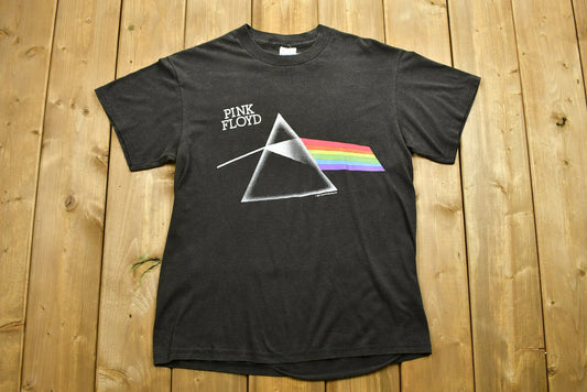 Vintage 1987 Pink Floyd Band Graphic / Vintage T-Shirt / Single Stitch / Music Promo Print / Concert / Tour / Made In USA / Retro Style