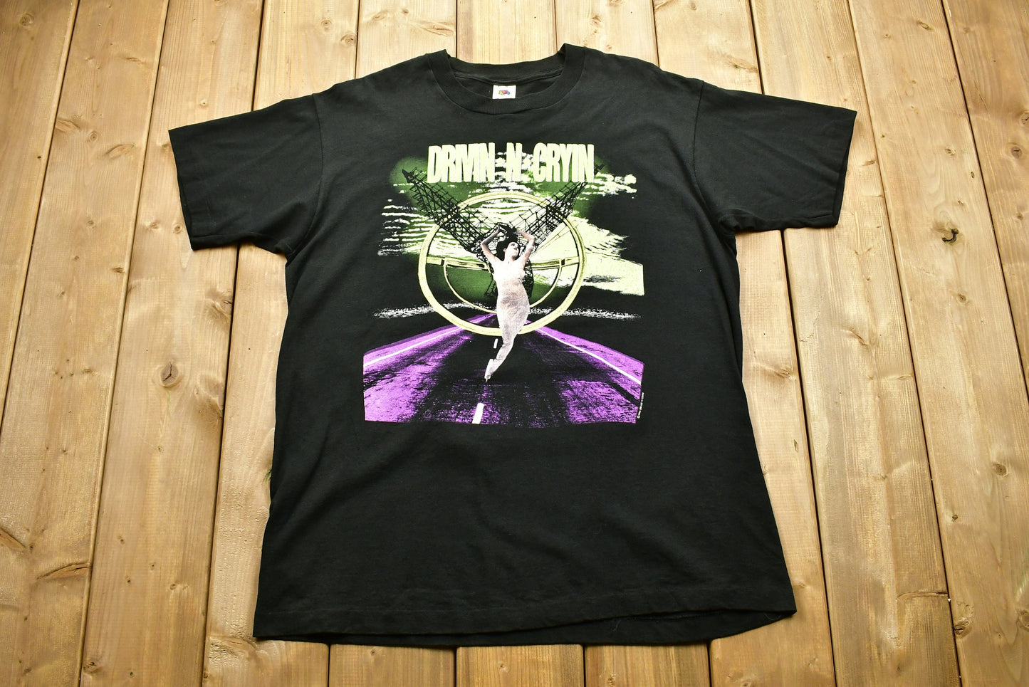 Vintage 1992 Drivin N Cryin Band Graphic / Vintage T-Shirt / Single Stitch / Music Promo Print / Concert / Tour / Made In USA / Retro Style