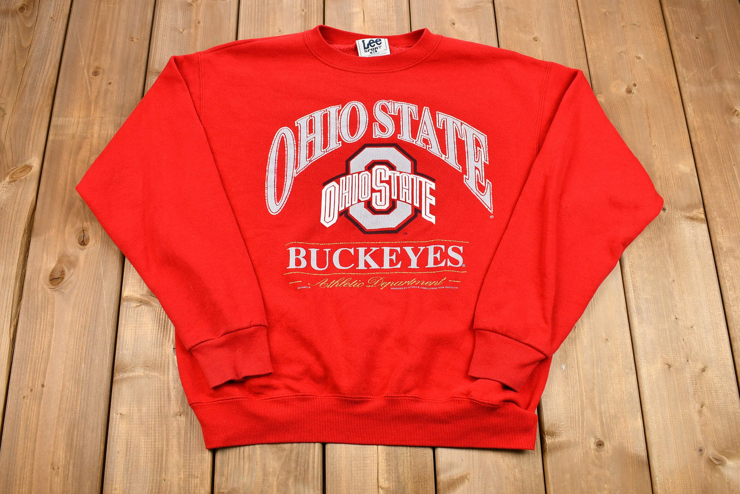 Vintage 1990s Ohio State Buckeyes Graphic Crewneck Sweatshirt / NCAA Sweatshirt / Vintage Sportswear / Athleisure / Made in USA