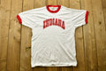 Vintage 1980s University Of Indiana Hoosiers Ringer T-Shirt